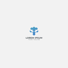 Hug puzzle logo modern hand big hug