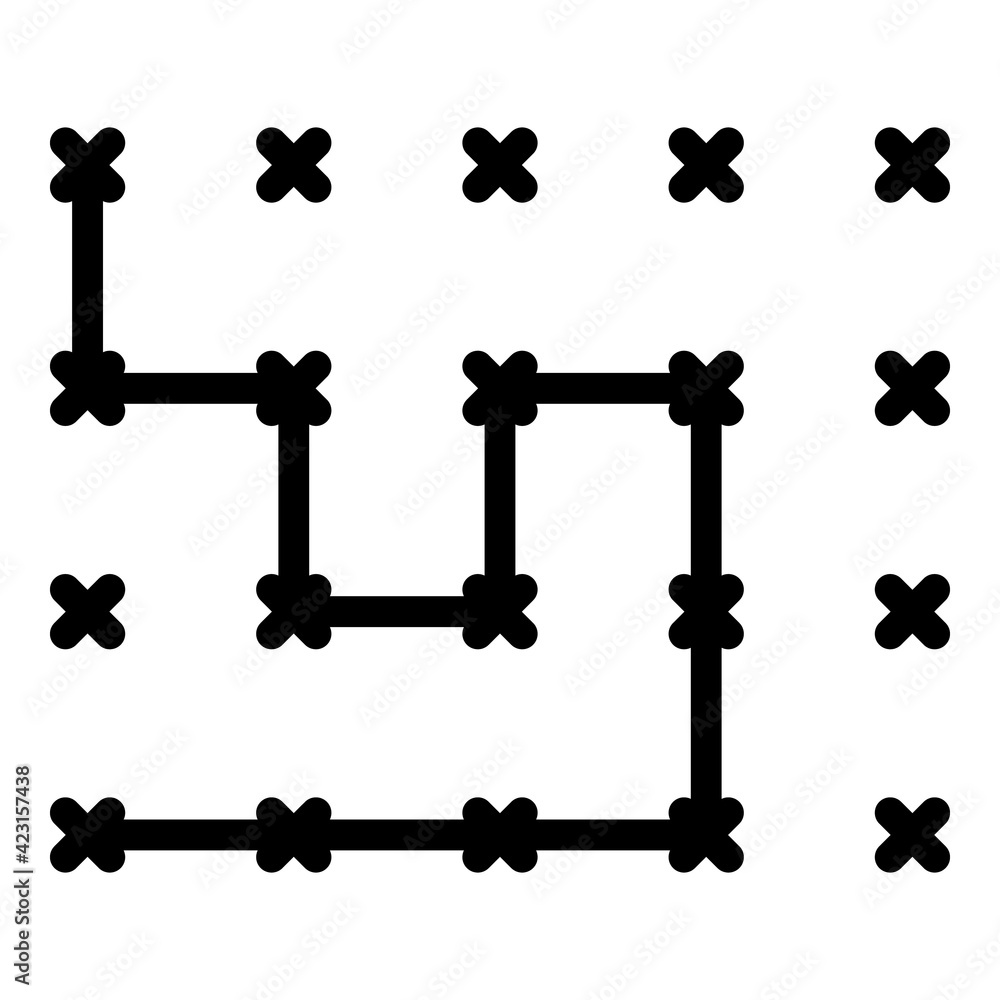Poster confidential cipher icon. outline confidential cipher vector icon for web design isolated on white b