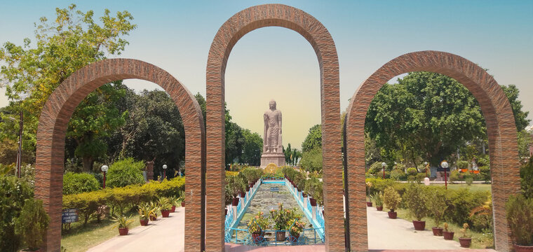 God Buddha temple in Sarnath Varanasi
