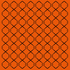 Luxury design elements, Aztecs orange black