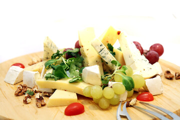 cheese collection background