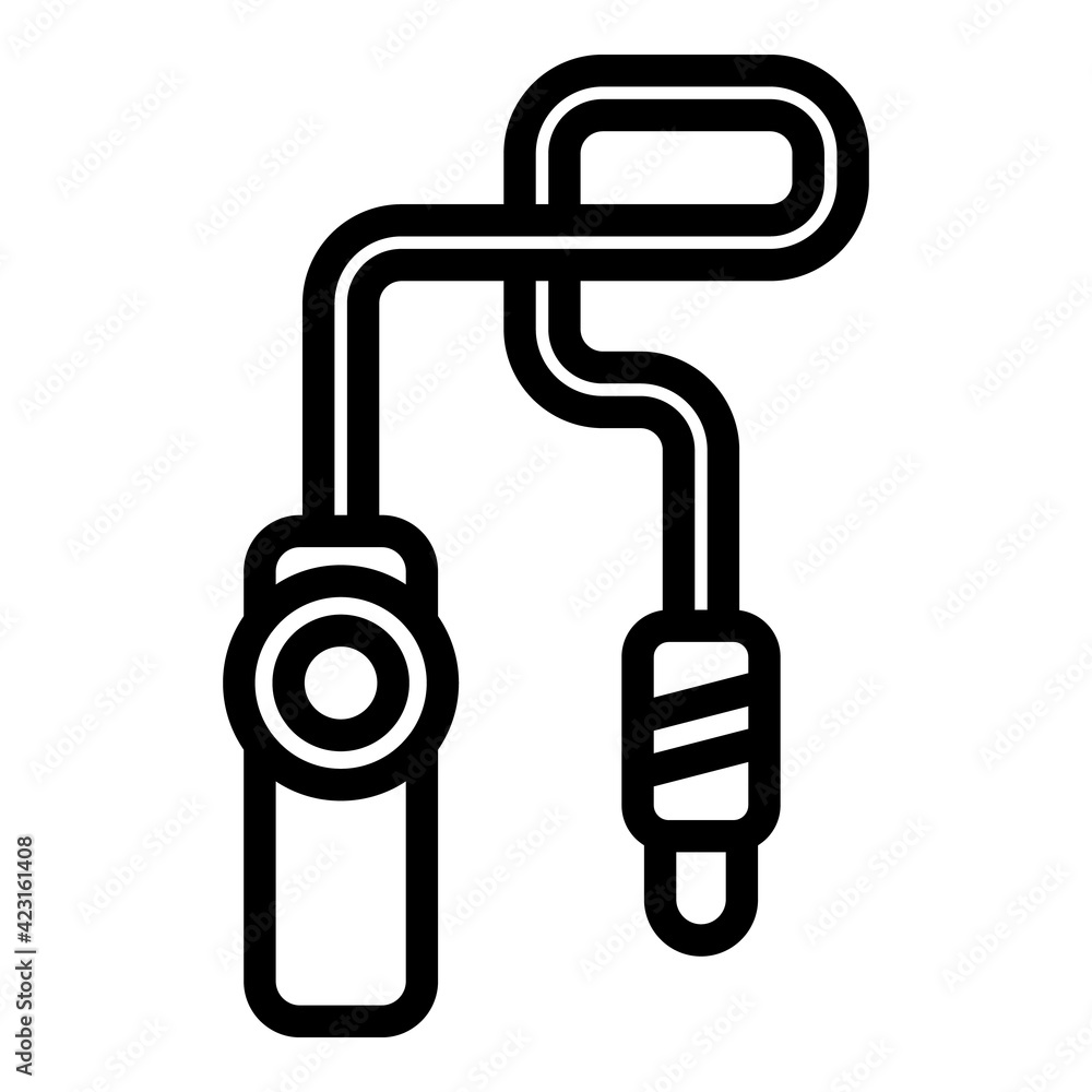 Poster digestion endoscope icon. outline digestion endoscope vector icon for web design isolated on white b