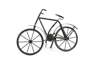 Fototapeta na wymiar vintage bicycle silhouette
