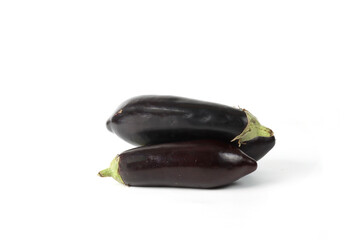 aubergine isolated on white 