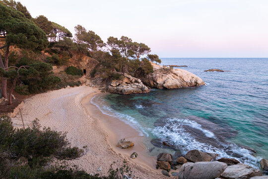 Cala del Pi en Platja d'Aro (Costa Brava), Catalonia, Spain