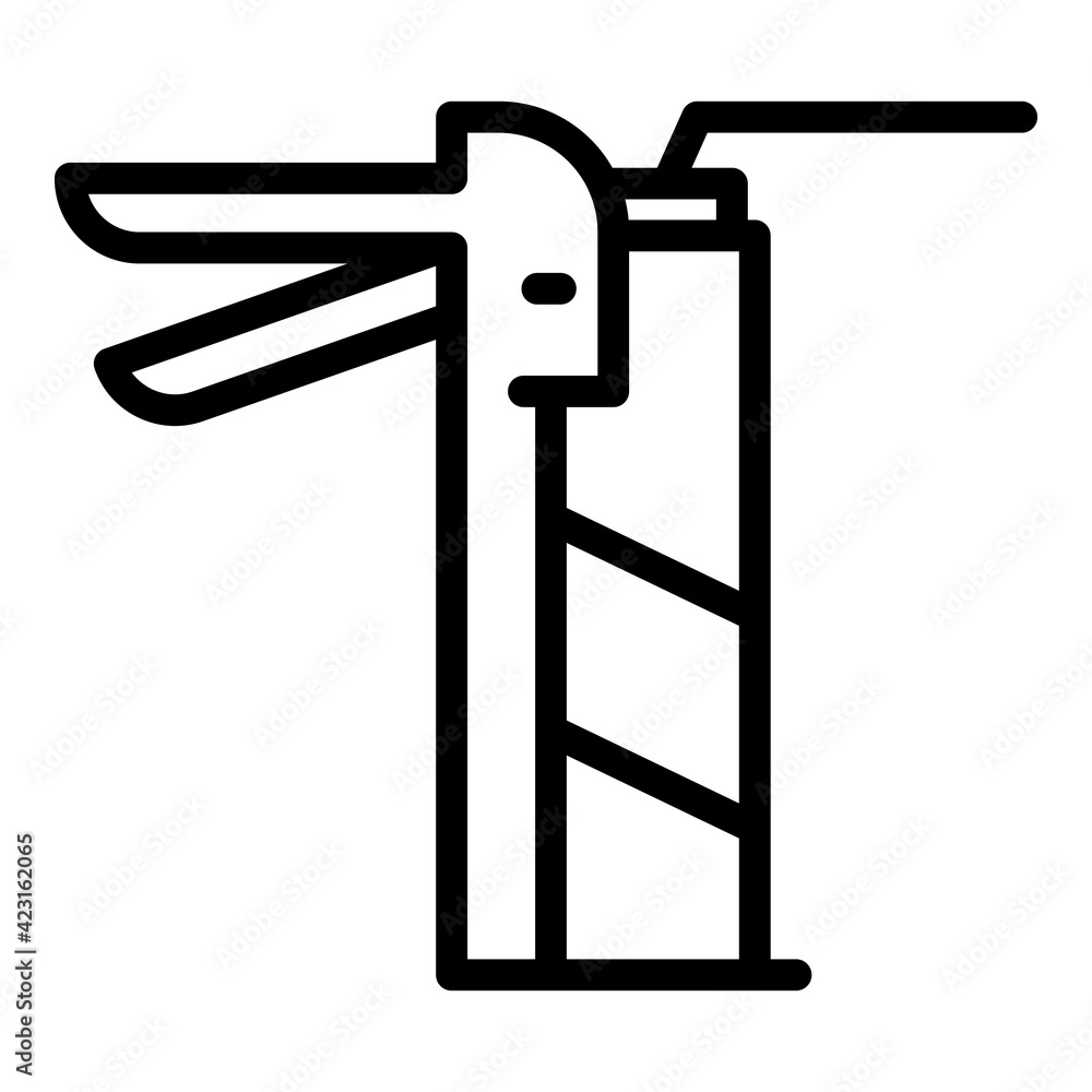 Poster sealant icon. outline sealant vector icon for web design isolated on white background