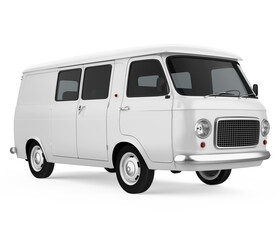 Old Van Isolated