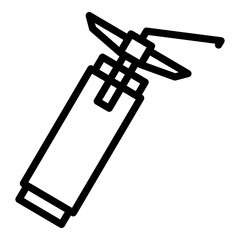 Insulation sealant icon. Outline insulation sealant vector icon for web design isolated on white background