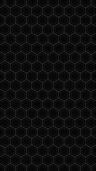 Dark Hexagon Stories Background. Hexagon Pattern. Vector illustration