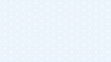 Light Blue Cube Stroke Background. Cube Pattern. Vector illustration