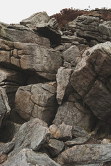 rocks in the mountains