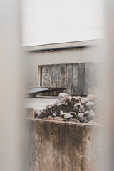 Rubble on the dockyard