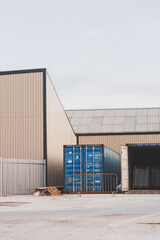 Shipping containers left to rust