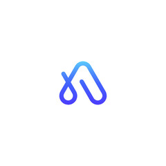 initial logo A minimalist