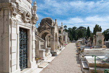 Old historical cemetery Nice France