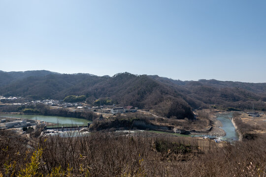 小諸城水の手展望台の景色