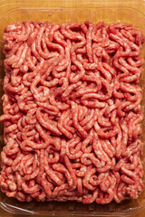mixture of minced meat, beef, pork