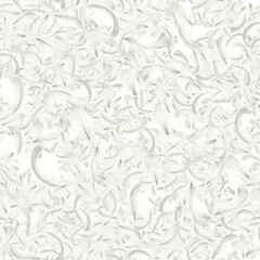 Feather concept. Pastel angel feather in seamless pattern texture falling on white background. Elegant expressive artistic image fragility of nature.