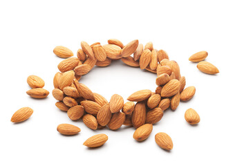 Ring shape formation almond nuts for product placing purpose