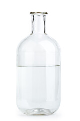 empty bottle isolated on white background.