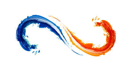 vague peinture artistique- logo design