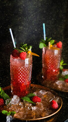 Rasberry cocktail