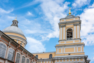 Fototapeta na wymiar Alexander Nevsky Lavra in St. Petersburg