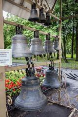 Obraz premium The Bell tower the Alexander Nevsky Lavra in St. Petersburg