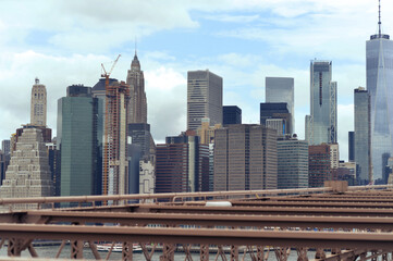 New York city skyline. USA