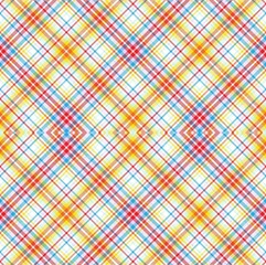 Rainbow Pastel Argyle Plaid Tartan textured Seamless Pattern Design