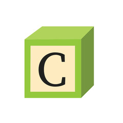 letter block c