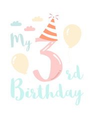 my 3rd birthday
