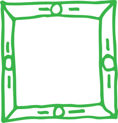 Frame hand drawn sign design