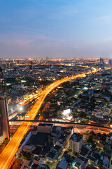Obraz premium Chao Phraya River, a major river in Thailand