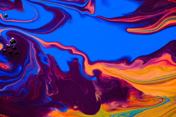 Abstract  ink painting background, Mixture of acrylic paints,   Inkscapes concept, colors