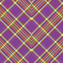 Rainbow Chevron Plaid Tartan textured Seamless Pattern Design