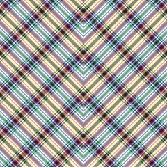 Rainbow Chevron Plaid Tartan textured Seamless Pattern Design