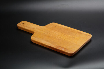 Wooden board for kitchen isolated