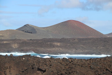 Paysage Volcanique Lanzarote Canaries Espagne  