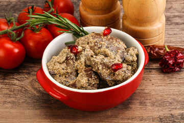 Chicken Liver with cream sauce