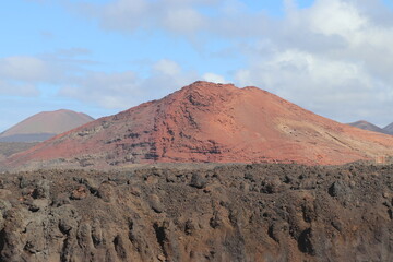 Paysage Volcanique Lanzarote Canaries Espagne  