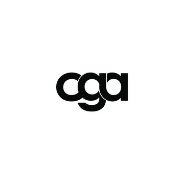 cga letter original monogram logo design