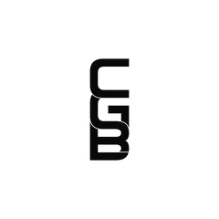 cgb letter original monogram logo design