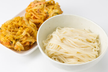 うどんとかき揚げ