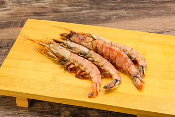 Tasty big Langoustine over the board