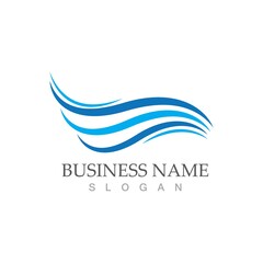 water wave icon vector illustration design