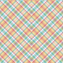 Rainbow Pastel Chevron Plaid Tartan textured Seamless Pattern Design