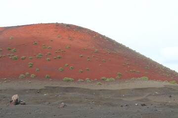 Montaña Colorada Lanzarote Canaries Espagne 