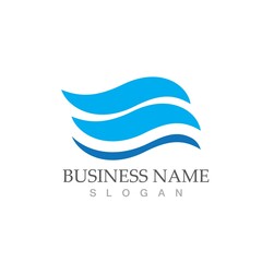 water wave icon vector illustration design