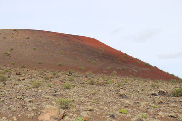 Montaña Colorada Lanzarote Canaries Espagne 